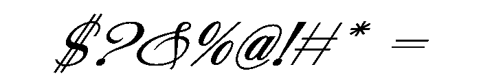 Polaroid Script Font OTHER CHARS