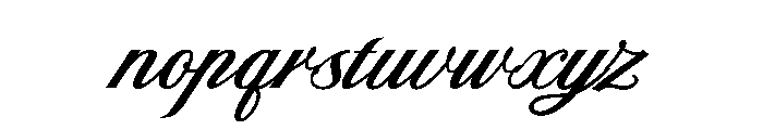 Polaroid Script Font LOWERCASE