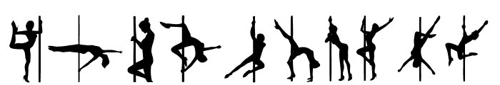 Pole Dance Font OTHER CHARS