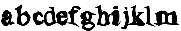 Poltergeist Thick Font LOWERCASE
