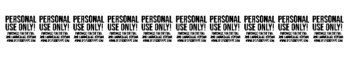 Polvorón - Personal Use Regular Font OTHER CHARS