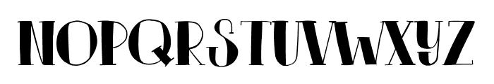 Polyfonics Fill Free Regular Font UPPERCASE