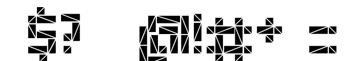 Polygon-Regular Font OTHER CHARS