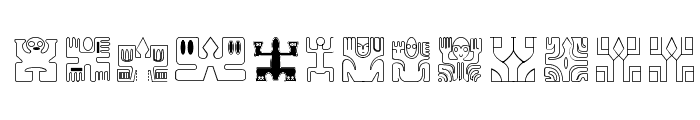 Polynesien Etua font Font LOWERCASE