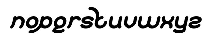 Polysoup Bold Italic Font LOWERCASE