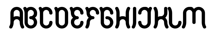 Polysoup Bold Font UPPERCASE