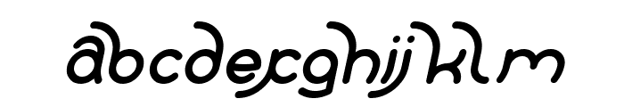 Polysoup Italic Font LOWERCASE