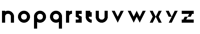 Ponder Regular Font LOWERCASE
