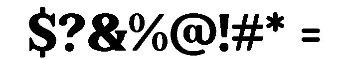 PonziHat-Regular Font OTHER CHARS