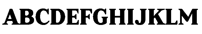 PonziHat-Regular Font UPPERCASE