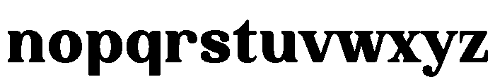 PonziHat-Regular Font LOWERCASE