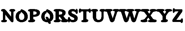 PopMine-Regular Font UPPERCASE