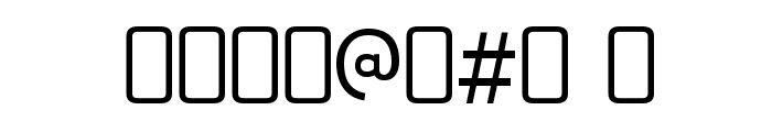 PopUpFontio-Regular Font OTHER CHARS