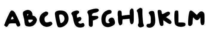 Poppin Regular Font UPPERCASE
