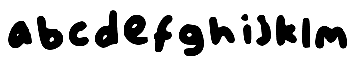 Poppin Regular Font LOWERCASE