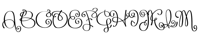 Poppingheart Font UPPERCASE