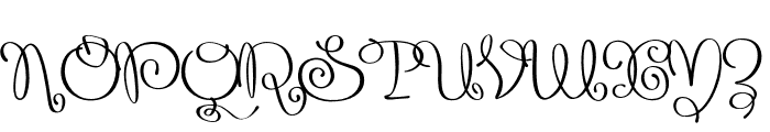 Poppingheart Font UPPERCASE