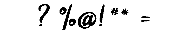 Popstar Font OTHER CHARS