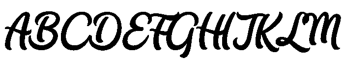 Popstar Font UPPERCASE