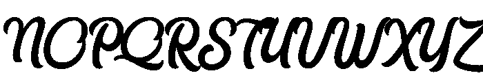 Popstar Font UPPERCASE