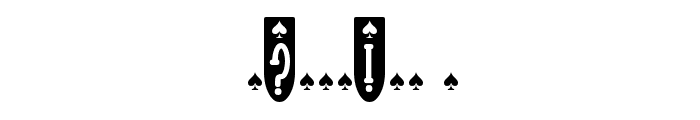 Populuxe Spade Font OTHER CHARS