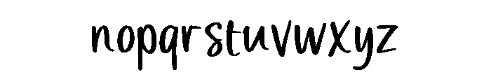 Porte Bon Heur Font LOWERCASE