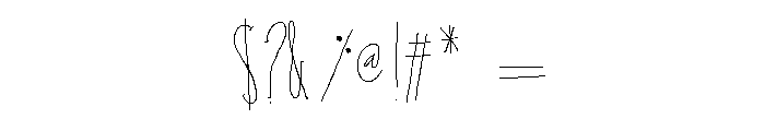 PoseyBlossom Font OTHER CHARS