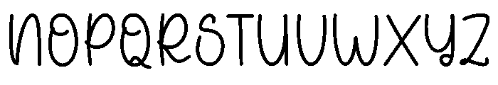 Positive1 Font UPPERCASE