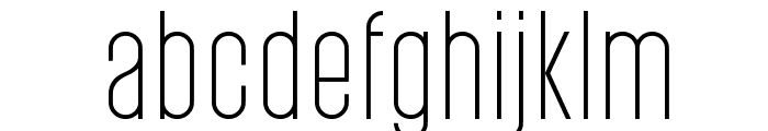 PostScriptum Light Font LOWERCASE