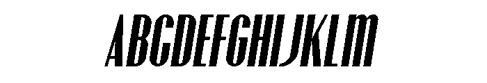PosteRati Italic Font UPPERCASE