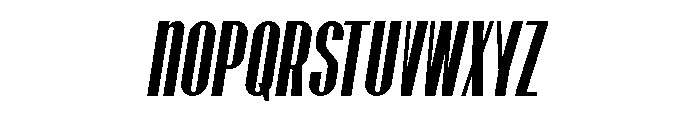 PosteRati Italic Font UPPERCASE