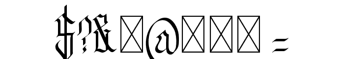 Posyden-Regular Font OTHER CHARS