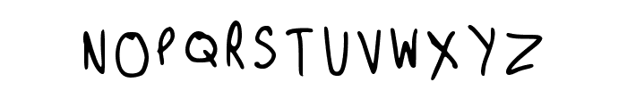 Potato Regular Font UPPERCASE