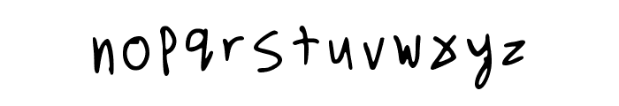 Potato Regular Font LOWERCASE
