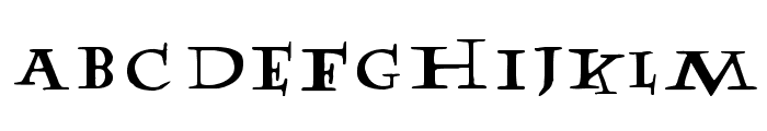 PotterFuseLetter Normal Font LOWERCASE