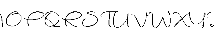 Potteshaw Font UPPERCASE