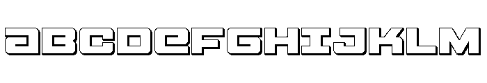 Power Broker 3D Font UPPERCASE
