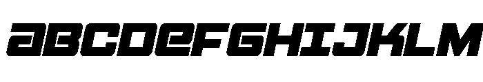 Power Broker Condensed Italic Font UPPERCASE