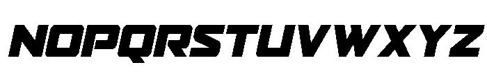Power Broker Condensed Italic Font UPPERCASE