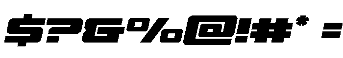 Power Broker Expanded Italic Font OTHER CHARS