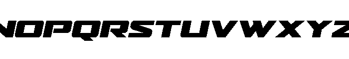 Power Broker Expanded Italic Font UPPERCASE