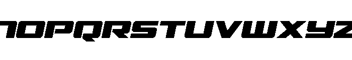 Power Broker Expanded Italic Font LOWERCASE