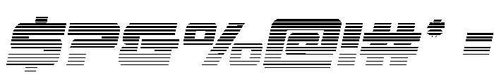 Power Broker Gradient 2 Italic Font OTHER CHARS
