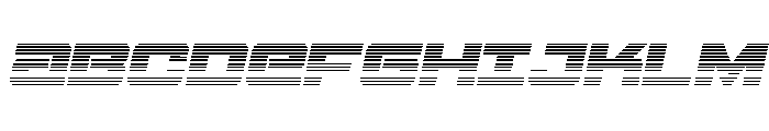 Power Broker Gradient 2 Italic Font UPPERCASE