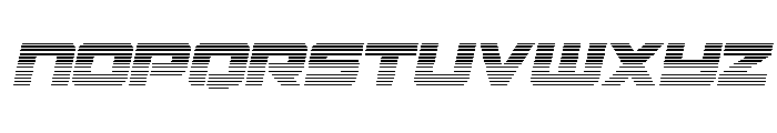 Power Broker Gradient 2 Italic Font LOWERCASE