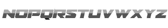 Power Broker Gradient Italic Font UPPERCASE