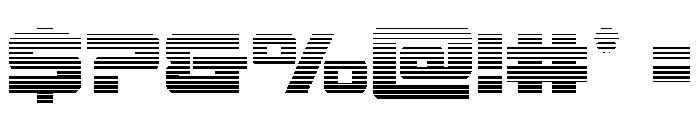 Power Broker Gradient Font OTHER CHARS