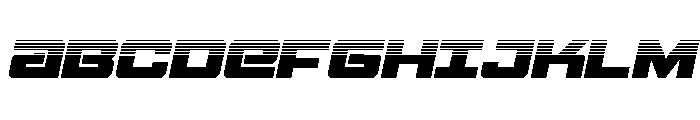 Power Broker Halftone Italic Font UPPERCASE