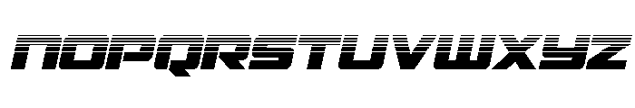 Power Broker Halftone Italic Font LOWERCASE