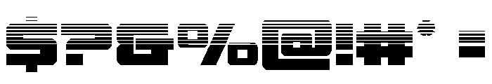 Power Broker Halftone Font OTHER CHARS